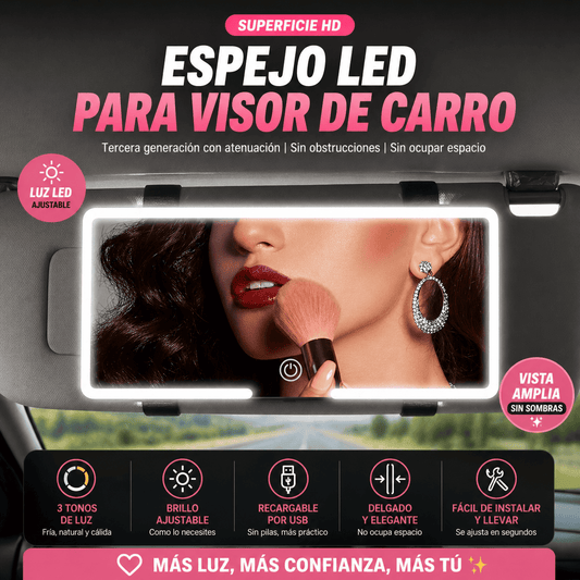 Espejo LED Para Carro