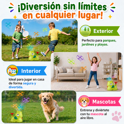 Juguete Lanzador de Discos Voladores