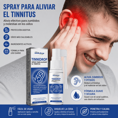 Tinnidrop Spray Para Aliviar el Tinnitus