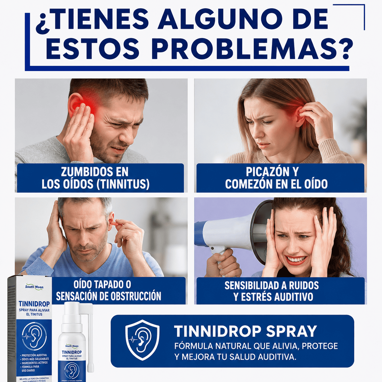 Tinnidrop Spray Para Aliviar el Tinnitus