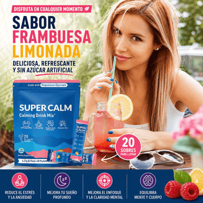 Super Calm – Bebida Calmante en Polvo (20 sobres)
