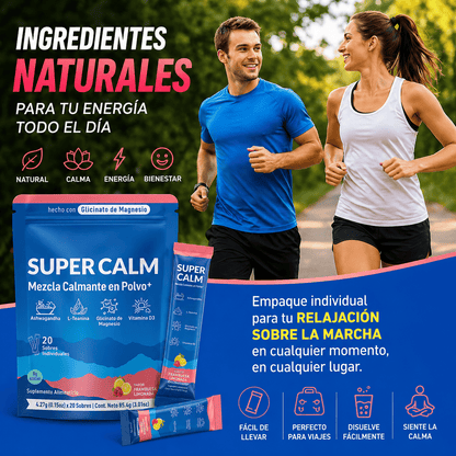 Super Calm – Bebida Calmante en Polvo (20 sobres)