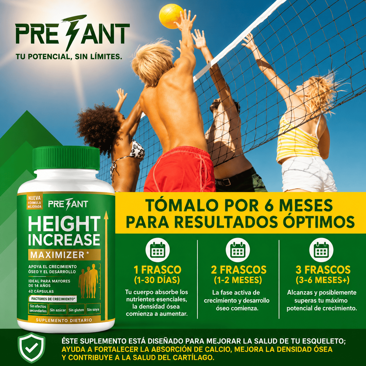 PRETANT Height Increase Maximizer 120 caps